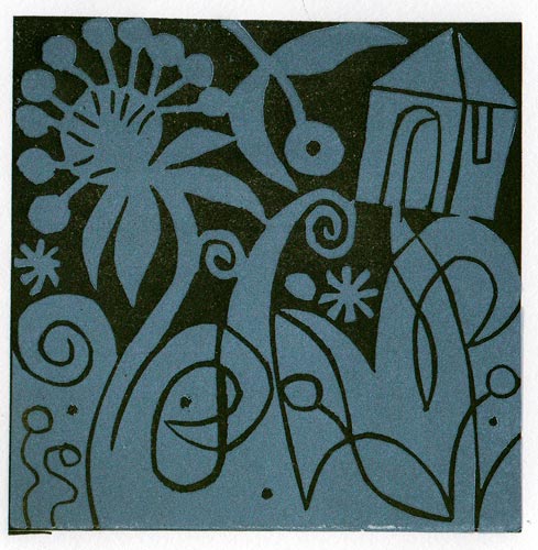 Garden Shed print image